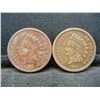 Image 1 : 1859 & 1860 CN Indian Head Cents.