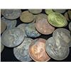 Image 2 : Mixed Group of Mostly Copper Foreign Coins.  Weighs 2.1 Pounds.