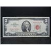 Image 1 : 1963 $2 Red Seal United States Note.  Nice Crisp Note.  Serial # A 06415619A