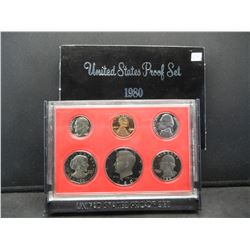1980 United States Mint 6-Coin Proof Set With Original Government Packaging.