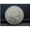 1942 Canada 25 Cents 80% Silver Quarter, Weighs 0.18 Troy Ounce.