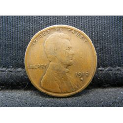 1912-S Key Date Lincoln Cent.