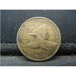 1858 Flying Eagle Cent.