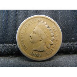1859 Copper Nickel Indian Head Cent.