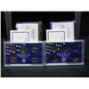 Image 1 : 1999 & 2000 United States Mint State Quarter 5-Coin Proof Sets With Gov't Packaging & COA's.