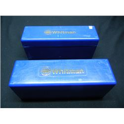 Two Whitman 20 Coin Storage Containers.