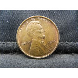 1909 Red Brown Uncirculated Lincoln Head Cent.