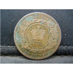 1864 CANADIAN ONE CENT