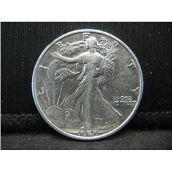 1941-S (BU) SILVER (90%) LIBERTY HALF