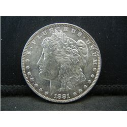 1881-0 GEM BU SILVER (90%) MORGAN DOLLAR