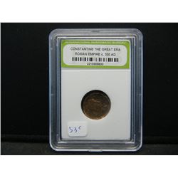 330 AD CONSTANTINE THE GREAT ANCIENT ROMAN COIN