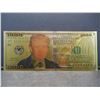 Image 1 : PRESIDENT TRUMP $1,000 BILL (GOLD FOIL NOTE)