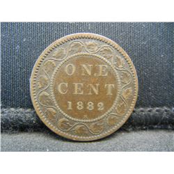 1882-H CANADIAN ONE CENT