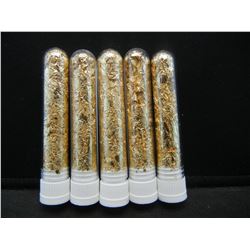 (5) Vials of Leaf Flakes