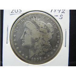 1892 S Morgan Dollar