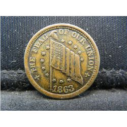 1863 Flag Of Our Union Coin