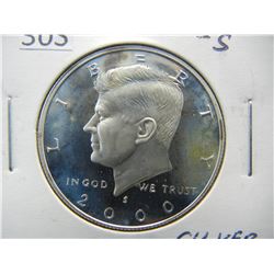 2000 S Proof Kennedy Half Dollar