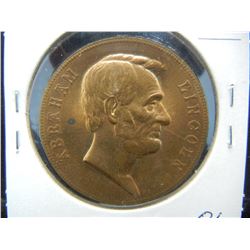 Lincoln Inauguration Coin, Dollar Sized