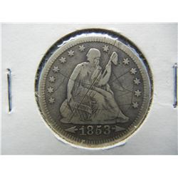 18553 Seated Quarter With Arrows