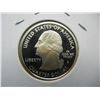 Image 4 : (5) Coin 2005-S SILVER state quarter proof set:  KS, WV, CA, WI, OR, and MN.