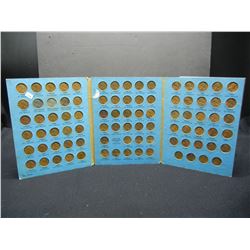 1941-58 Wheat Cent set in folder complete P/D/S.  37 memorials complete through 75 P.  No varieties.