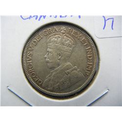 1935 Canada Silver Quarter.  Nice XF.