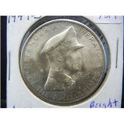 Historic 1947-S Philippines General MacArthur silver Peso.  Choice BU.  Lustrous.