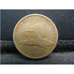 1857 Flying Eagle Cent.  Very Fine.