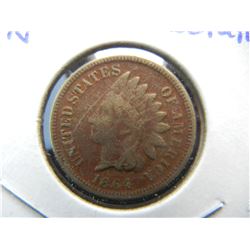 1864 Copper Nickel Indian Head Cent.  Very Good detail.   Tough date.