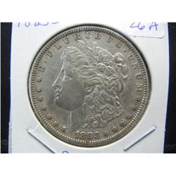 1883-S Morgan Dollar.   Choice Almost Uncirculated.  Scarce and very expensive at the next level.