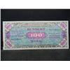 Image 1 : Very nifty 100 Mark WWII Allied Military Currency.  Big denomination for the time.  Nice Extremely F