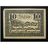 Image 3 : (2) 1920 Austria Notgeld (Not real money used in the depression).  Crisp Uncirculated.