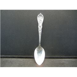 Sterling Spoon.  Zodiac—Aquarius (January).