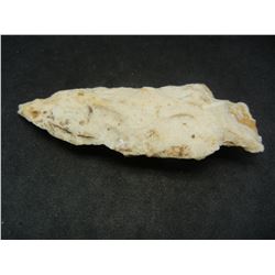 3 1/4 inch Benton Expanding Stem.  Approximately 7000 years old.  White.