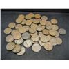 Image 1 : (50) circulated 1938-D Lincoln Wheat cents.  Nice condition.