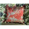 Image 2 : GOLD ETCHED FABRIC BEDSIDE CHAISE/BENCH WITH CUSHION