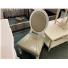 Image 2 : WHITE TRADITIONAL 3 DRAWER VANITY WITH CHAIR & 6 DRAWER MIRROR HUTCH