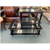 Image 1 : EBONY WOOD COCKTAIL TABLE & END TABLE