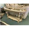 Image 1 : MICHAEL ARMINI ROYALE WHITE WOOD SINGLE DRAWER HALL TABLE