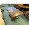 Image 1 : RECTANGULAR CORINNE BURLED WOOD COCKTAIL TABLE & END TABLE
