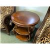 Image 2 : MICHAEL ARMINI VICTORIA PALACE OVAL COCKTAIL TABLE & 3 TIER END TABLE