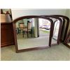 Image 2 : DARK WOOD & ROT IRON WALL MIRROR