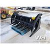 Image 1 : (UNUSED) HEAVY DUTY 74" SKID STEER LOG GRAPPLE