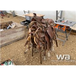 (3) WESTERN SADDLES