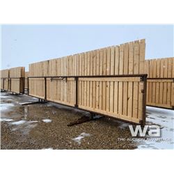 (5) BOSCHMAN WELDING 8 X 30 FT. WIND BREAK PANELS