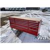 Image 1 : (UNUSED) RED 2 X 6 FT. 15 DRAWER WORKBENCH