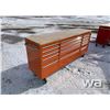 Image 2 : (UNUSED) ORANGE 2 X 6 FT. 15 DRAWER WORKBENCH