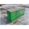 Image 2 : (UNUSED) GREEN 2 X 6 FT. 15 DRAWER WORKBENCH