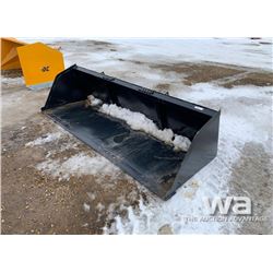 (UNUSED) 102" SKID STEER SNOW BUCKET