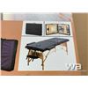 Image 1 : TWO SECTION FOLDING WOOD MASSAGE TABLE